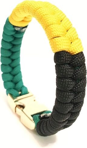 Flag of Jamaica Mens & Women Paracord Survival Bracelet Jewelry Jamaican Flag (Size 7.0 inches) in Saudi Arabia