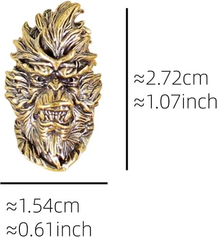 Monkey Paracord Bead, 1Pcs, Premium Copper in Saudi Arabia