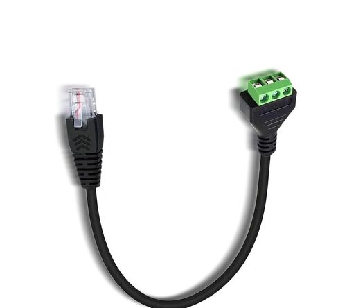 RJ45 Male to 3 Pin Screw Terminal Adapter Cable, Solderless Connector for Signal Transmission Extension(345)（30CM） in Saudi Arabia