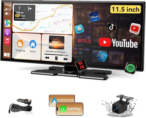 11.5 inch CarPlay Screen for Car, Built-in N-etflix/YouTube and Other apps in Saudi Arabia