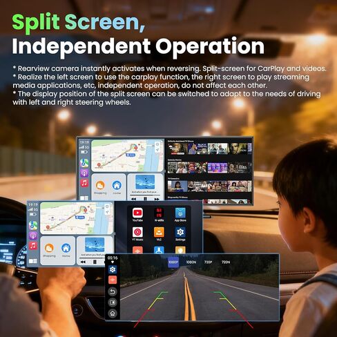 11.5 inch CarPlay Screen for Car, Built-in N-etflix/YouTube and Other apps in Saudi Arabia