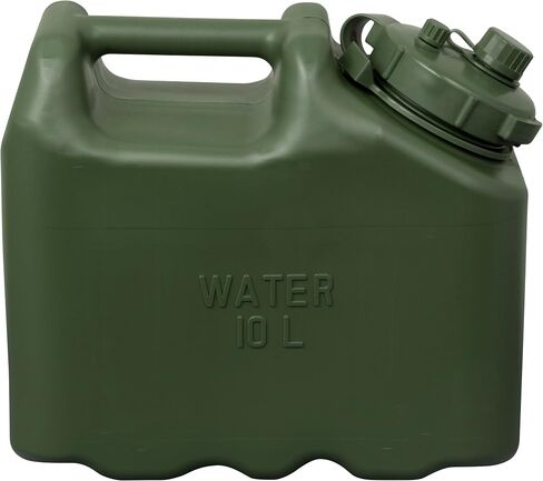 Bundle of Scepter 2.5 Gallon True Military Water Container, Sand + Scepter 2.5 Gallon True Military BPA Free Water Container, Food Grade Water Jug for Camping and Emergency Storage, Green in Kuwait