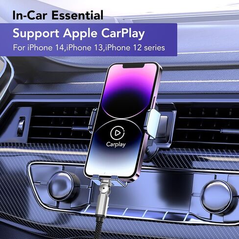 90 Degree USB C to Lightning Cable With 180°Rotating Head, 6FT Fast Charger Power Delivery Type C to Lightning Right Angle Braided Cord, MFi Certified Charger for iPhone 14 13 12 11 X Xs Pro, iPad in Kuwait