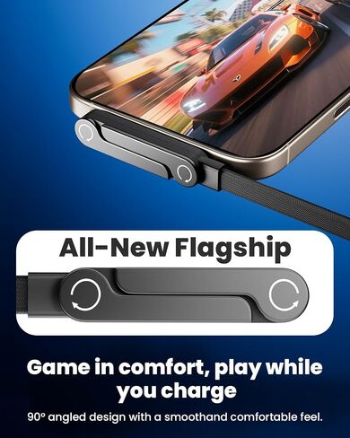 USB C to Lightning Cable with Built-in Phone Stand, MFi Certified 30W PD Fast Sideways iPhone Charger, 90 Degree Type C to Lightning Cable, 2 in 1 Invisible Holder Charger Cable for iPhone 14-5, iPad in Kuwait