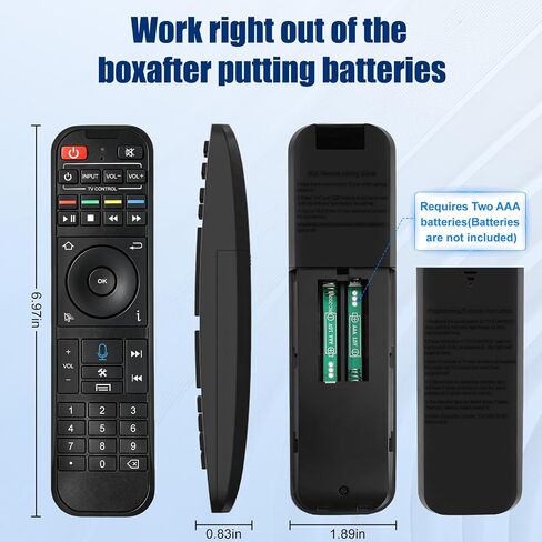 جهاز تحكم عن بعد صوتي ذكي بديل RC-200 متوافق مع SuperBox S6 Max وS5 Pro وS5 Max وS6 Pro وS6 Ultra وElite Ultra وElite Pro+ وS3 Pro وS4 Pro in Kuwait