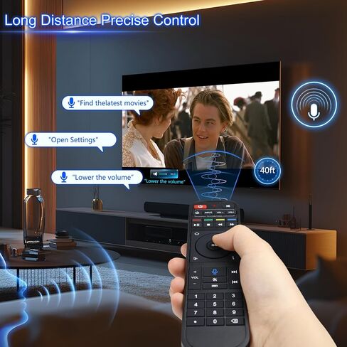 جهاز تحكم عن بعد صوتي ذكي بديل RC-200 متوافق مع SuperBox S6 Max وS5 Pro وS5 Max وS6 Pro وS6 Ultra وElite Ultra وElite Pro+ وS3 Pro وS4 Pro in Kuwait
