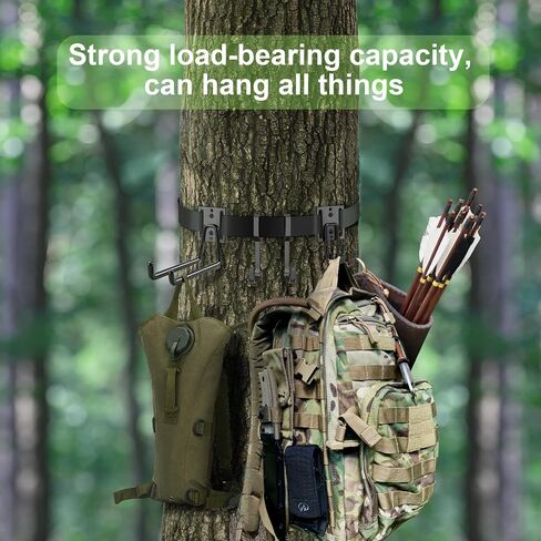 DoubleCare Tree Stand Hunting Harness with Adjustable Metal Hook,Treestand Belt for Hunting in Kuwait
