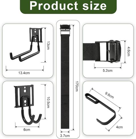 DoubleCare Tree Stand Hunting Harness with Adjustable Metal Hook,Treestand Belt for Hunting in Kuwait