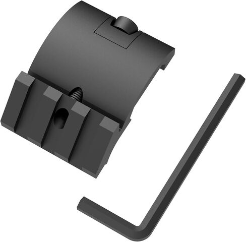 3 Slots Low Profile Adapter 45 Degree Offset Mount for Flashlight Laser (Black-1PCS) in Saudi Arabia