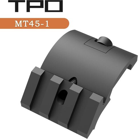 3 Slots Low Profile Adapter 45 Degree Offset Mount for Flashlight Laser (Black-1PCS) in Saudi Arabia