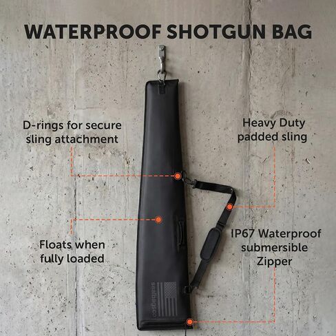 53" Floating Waterproof Shotgun Case, Zipper Gun Case No Roll-Top in Saudi Arabia