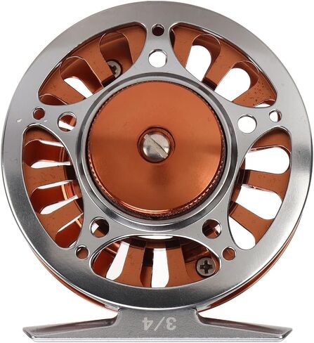 Focket 3/4 Fly Fishing Reel, Aluminum Alloy CNC Machined Saltwater Fly Reel, Large Arbor Fishing with 3 Sealed Bearings and Two Color Options for Freshwater and Saltwater in Saudi Arabia