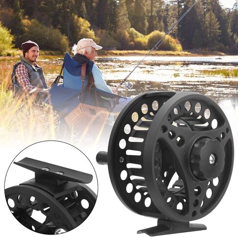 Fly Fishing Reel Aluminum Alloy Rock Fishing Reels Fly Wheel with 85mm Outside Diameter in Saudi Arabia