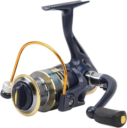 Fly Fishing Reel Metal 8BB Spinning Reel Large Capacity Lightweight Sturdy Impact Smooth Reeling for Freshwater Saltwater Fishing in Saudi Arabia