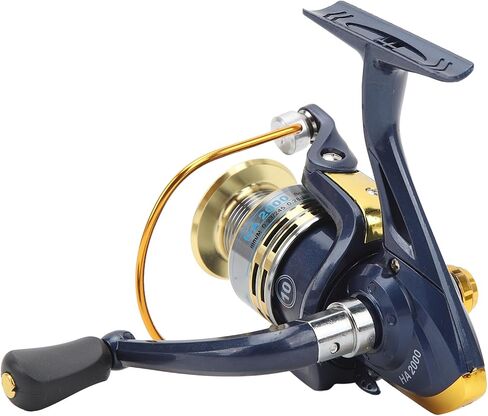 Fly Fishing Reel Metal 8BB Spinning Reel Large Capacity Lightweight Sturdy Impact Smooth Reeling for Freshwater Saltwater Fishing in Saudi Arabia