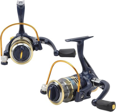 Fly Fishing Reel Metal 8BB Spinning Reel Large Capacity Lightweight Sturdy Impact Smooth Reeling for Freshwater Saltwater Fishing in Saudi Arabia