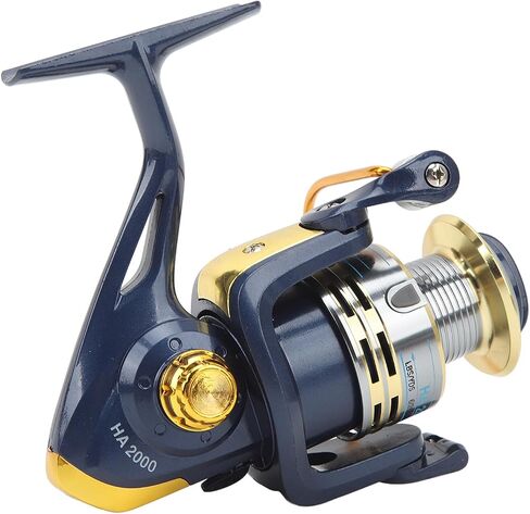 Fly Fishing Reel Metal 8BB Spinning Reel Large Capacity Lightweight Sturdy Impact Smooth Reeling for Freshwater Saltwater Fishing in Saudi Arabia