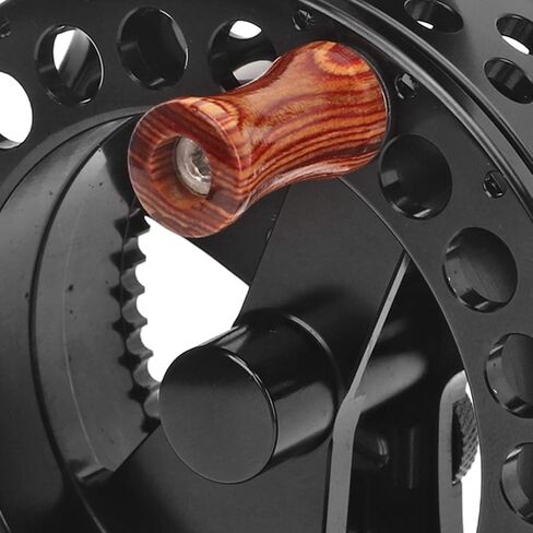 Fly Fishing Reel 3/4 Metal Left Right Hand Retrieve Smooth Durable Black Replacement for Fly Fishing Enthusiasts in Saudi Arabia