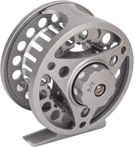 3/4 Fly Fishing Reel, CNC Machined Aluminum Alloy Lightweight Large Arbor Fly Reel with 2+1BB Bearings, for Superior Strength and Quick Line Retrieval in Saudi Arabia