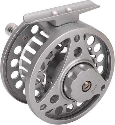 3/4 Fly Fishing Reel, CNC Machined Aluminum Alloy Lightweight Large Arbor Fly Reel with 2+1BB Bearings, for Superior Strength and Quick Line Retrieval in Saudi Arabia