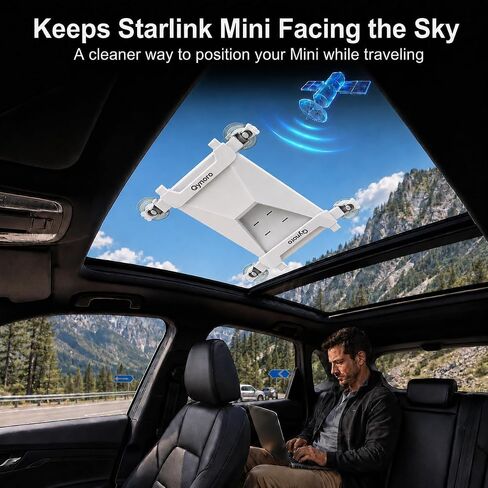 Starlink Mini Suction Cup Mount for Car Windows & Sunroofs, 4-Cup Bracket in Saudi Arabia