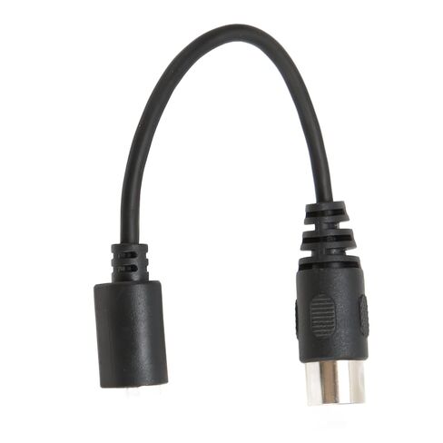 Keyboard Mouse Converter Cable, Professional PS2 Adapter Cord, Compact 0.15m PVC Cable, Ideal for DIN 5 Pin Male to Mini DIN 6 Pin Female Connection in Kuwait