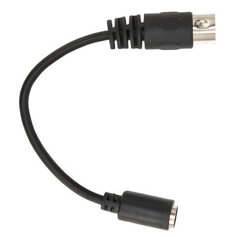 Keyboard Mouse Converter Cable, Professional PS2 Adapter Cord, Compact 0.15m PVC Cable, Ideal for DIN 5 Pin Male to Mini DIN 6 Pin Female Connection in Kuwait