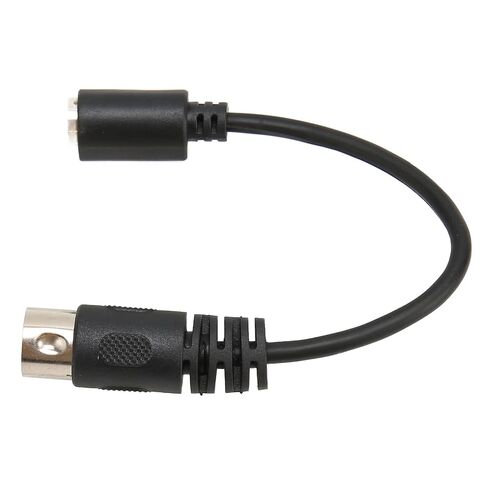 Keyboard Mouse Converter Cable, Professional PS2 Adapter Cord, Compact 0.15m PVC Cable, Ideal for DIN 5 Pin Male to Mini DIN 6 Pin Female Connection in Kuwait