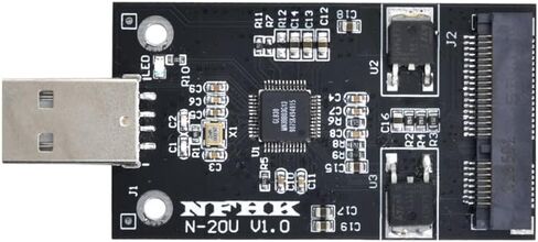 xiwai USB 3.0 to mSATA 50Pin SSD & 1.8" Micro SATA 7+9 16pin Adapter Add on Cards PCBA in Kuwait