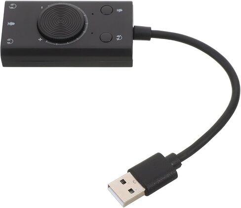 USB Sound Card Audio Adapter for Desktop Microphone Jack in Saudi Arabia