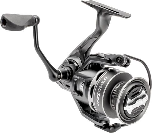 Lew's Speed Spin Spinning Fishing Reel, 8+1 Bearings, Graphite Frame and Sideplate, Solid Brass Speed Gears, Speed Lube, Multi-Disc Drag in Saudi Arabia