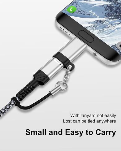 Micro USB to USB-C Adapter 4Pack, USB Type C Female to Micro Male Converter in Saudi Arabia
