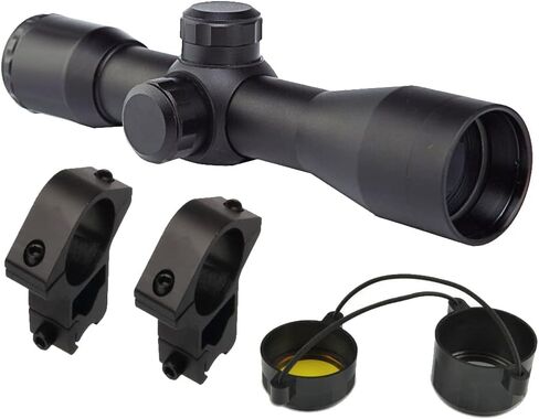 Optics Kit for Marlin Model 22 60 60SN 795 60C Rifles - Includes The Following - Compact 4x32 Rifle Scope + Dovetail Scope Ring Mounts in Saudi Arabia