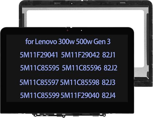 Screen Replacement for Lenovo 300w Yoga Gen 4 82VM 82VN 5M11H61338 5M11H61340 5M11H61342 5M11H61344 5M11R64828 LCD Touch Screen Display Digitizer Assembly in Saudi Arabia