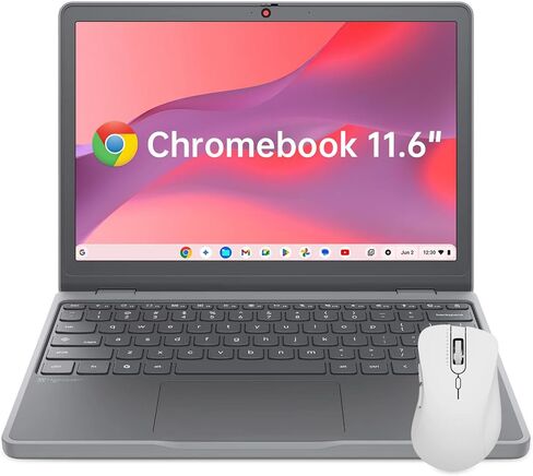 Lenovo Chromebook 11.6" IPS Intel Portable Laptop for Home Student Travel in Saudi Arabia