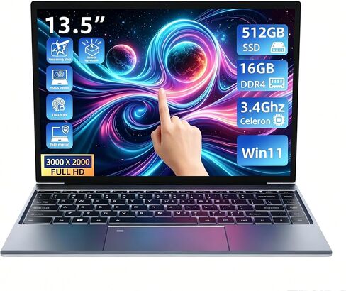 15.6" Yoga 2-in-1 Touchscreen Laptop Computer, AMD A9 Processor up to 3.2GHz, 8GB RAM 256GB SSD, Convertible Notebook with IPS FHD Display, USB-C, WiFi, Win11 Laptop for Work, Study & Home in Saudi Arabia