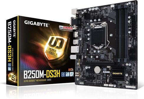 GIGABYTE GA-B250M-DS3H LGA1151 Intel Micro ATX DDR4 Motherboard in Saudi Arabia