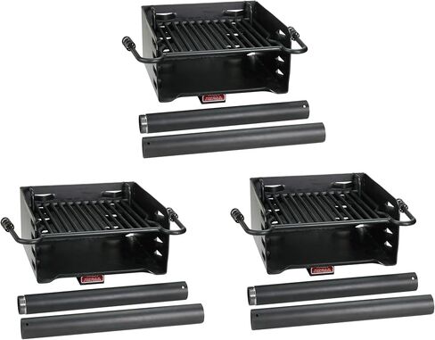 Pilot Rock Outdoor Park Style Charcoal Grill - 360-Degree Swivel Post in Saudi Arabia