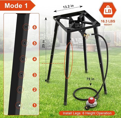 Nelyrho High Pressure Single Burner Propane Stove in Kuwait