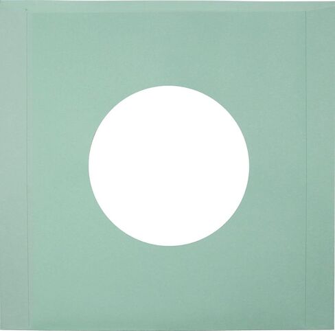 (25) 7" Vinyl Record Inner Sleeves with Hole - Mint Green - Archival Quality - 07IWMG in Saudi Arabia