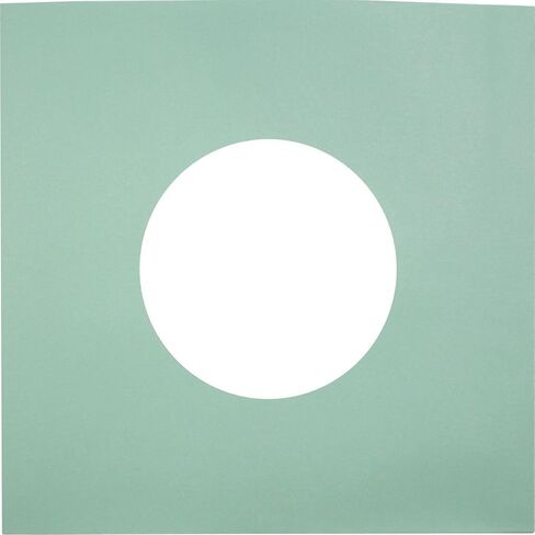 (25) 7" Vinyl Record Inner Sleeves with Hole - Mint Green - Archival Quality - 07IWMG in Saudi Arabia