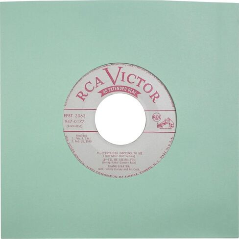 (25) 7" Vinyl Record Inner Sleeves with Hole - Mint Green - Archival Quality - 07IWMG in Saudi Arabia