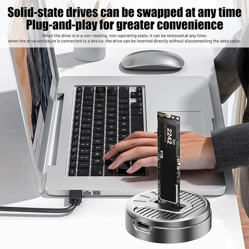 محول M.2 NVMe/NGFF SATA SSD إلى USB 3.1، محول قارئ SSD خارجي بغطاء من سبائك الألومنيوم in Kuwait
