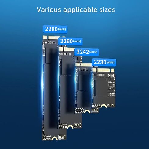 محطة إرساء محرك الأقراص الصلبة الخارجية المزدوجة HDD Dock Type-C SSD بسرعة 10 جيجابت في الثانية M.2 SATA NVME HDD SSD (اللون: SD01) (Sd01) in Kuwait