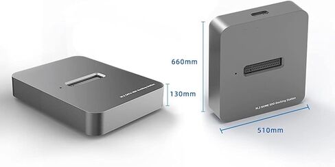 محطة إرساء محرك الأقراص الصلبة الخارجية المزدوجة HDD Dock Type-C SSD بسرعة 10 جيجابت في الثانية M.2 SATA NVME HDD SSD (اللون: SD01) (Sd02) in Kuwait
