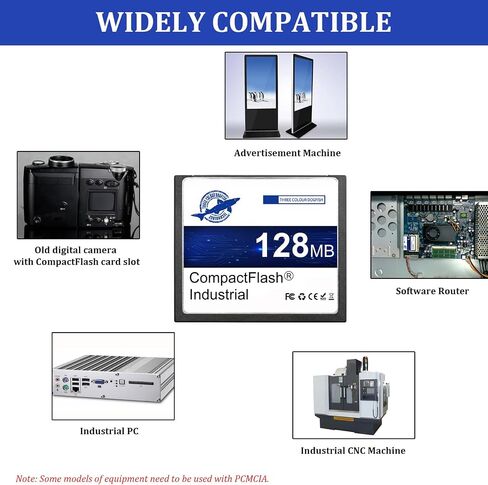 Dogfish 2 Pack 128MB Compact Flash Memory Card High Performance Industrial CF Type I Card FAT16 for Industrial Equipment and Vintage Digital Cameras in Saudi Arabia