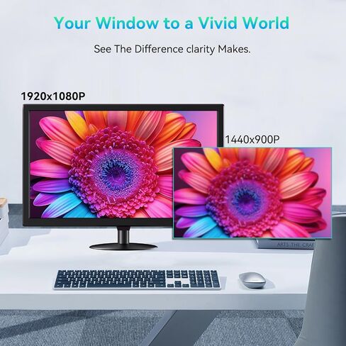 شاشة لمس عالية الدقة مقاس 22 بوصة - تعمل باللمس السعوي من 10 نقاط، HDMI/VGA/BNC، ومكبرات صوت مدمجة، وحامل VESA - مثالية لنقاط البيع والاستخدام المكتبي والصناعي in Kuwait