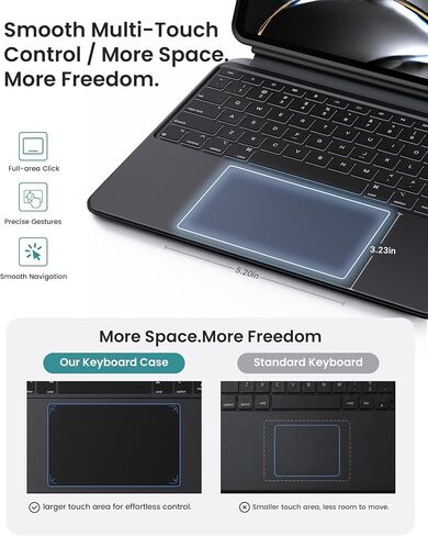 typecase Lightweight Magnetic Keyboard Case for iPad Air 13 & iPad Pro 12.9 in Kuwait