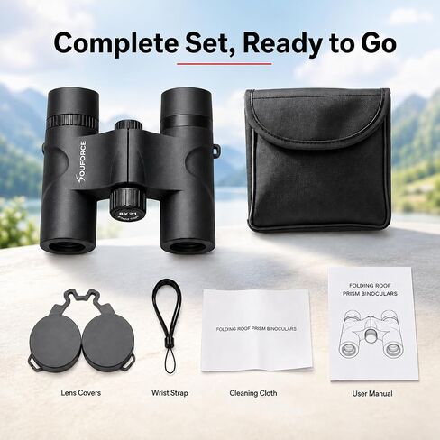 8x21 Compact Binoculars for Adults BAK4 Prism High Powered in Kuwait
