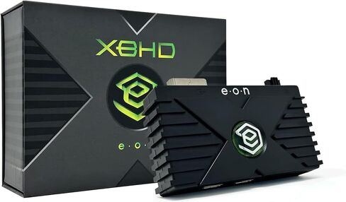اكس بي اتش دي | محول Xbox HD HDMI الأصلي + LAN Hub - رسومات محسنة، التوصيل والتشغيل، عدم التأخير، محسن الفيديو in Kuwait